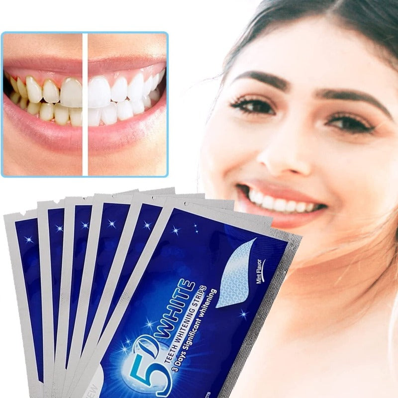 14 Sets Teeth Whitening Strips, Helps to Remove Smoking Coffee Soda Wine Stain
