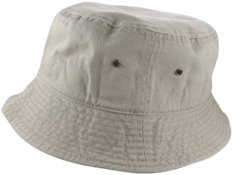 Bucket Hat 100% Cotton Packable Summer Travel Cap