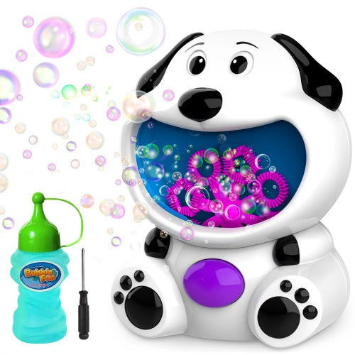 Bubble Blower 500+ Bubbles per Minute, Automatic Bubble Maker, Outdoor Toys for Toddlers Kids, Bubble Machine Toys for Birthday Wedding Party
