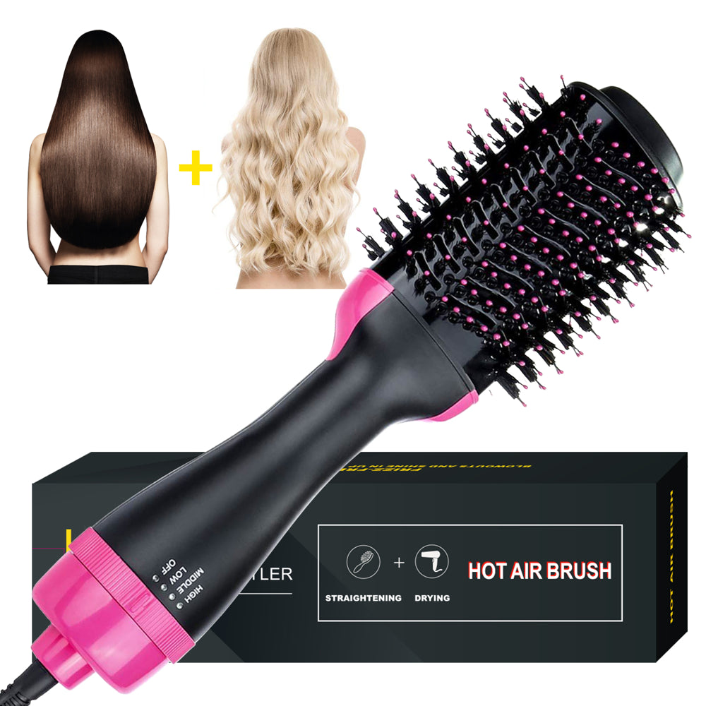 One Step Hair Dryer Brush, 4 in 1 Hair Dryer and Styler Volumizer Professional Hot Air Brush for Drying, Straightening, Curling, Salon for Valentine'S Day Gifts for Women