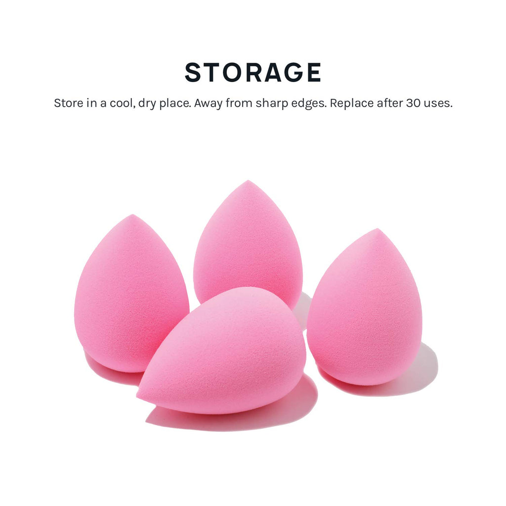 Set of6 Makeup Sponge Set Makeup Blender Latex Free and High-Definition