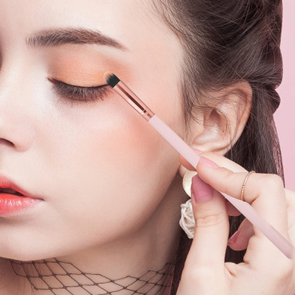 16Pcs Makeup Brushes Set with 1 Eyebrow Razor Premium Synthetic Foundation Brushes