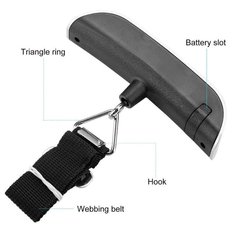 LCD Display Digital Luggage Scale 