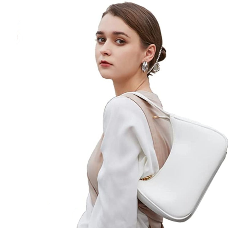 Women's Mini Hobo Shoulder Bag Purse with Zipper Closure