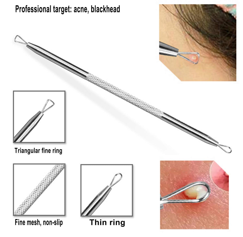 6 PCS Blackhead Remover Comedones Extractor Acne Removal Kit for Blemish, Whitehead Popping, Zit Removing