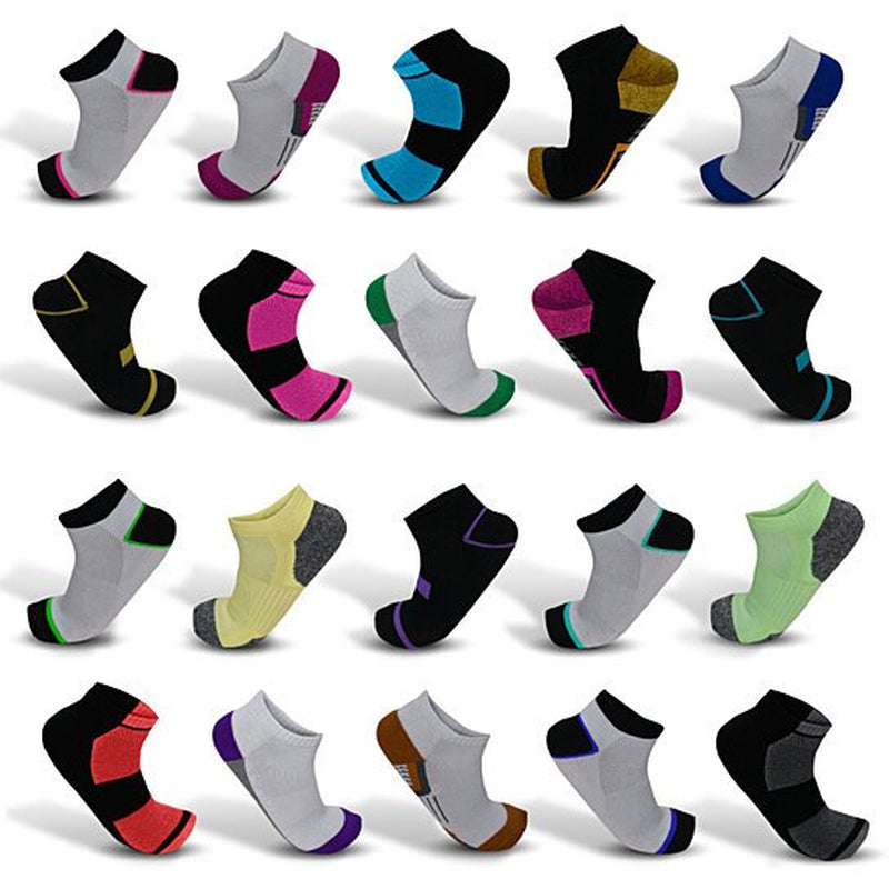 10-Pair Mystery Deal: Men's Moisture Wicking Low-Cut Socks