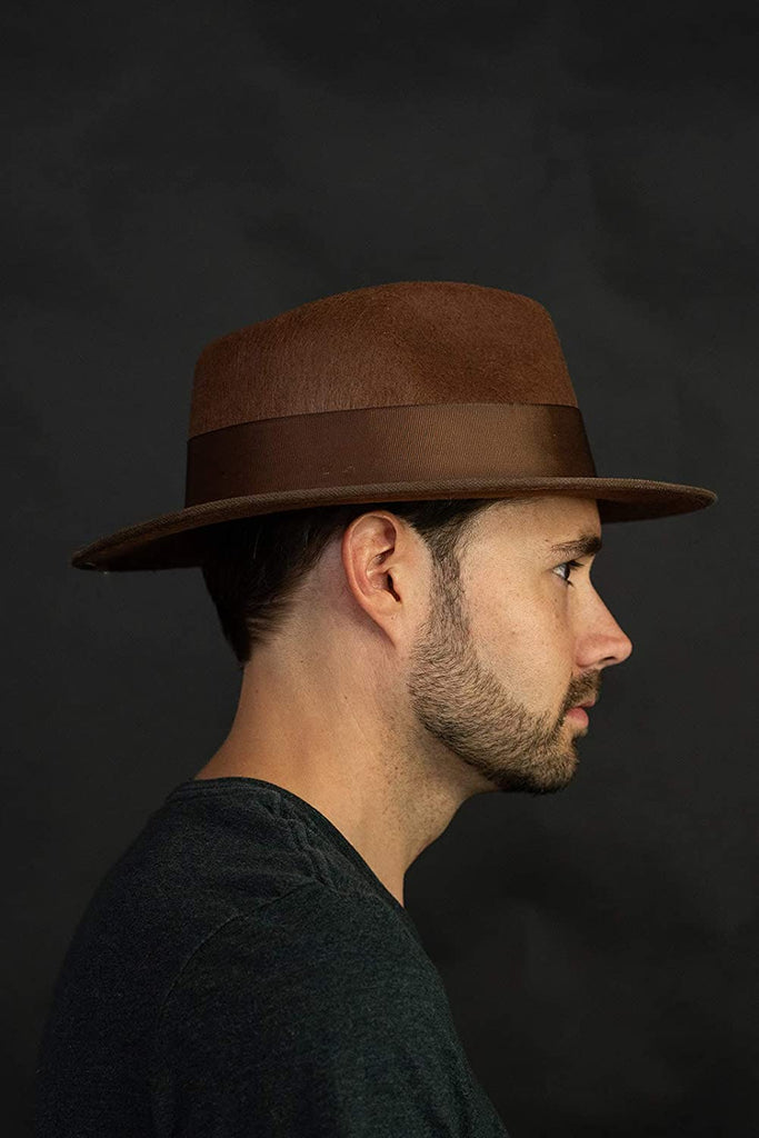 Nicky Bigs Novelties Mens Costume Accessory Adventurer Explorer Fedora Hat, Brown, One Size