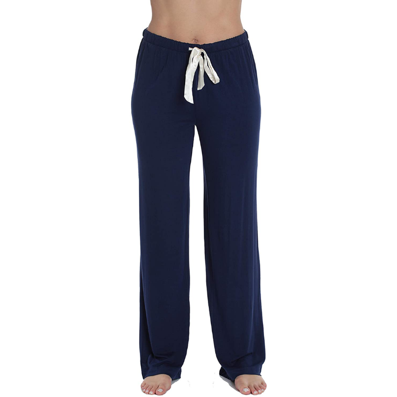 Women's Ultra Soft Solid Stretch Jersey Pajama Pants