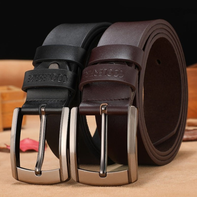 Men's Genuine Leather Strap Belt
