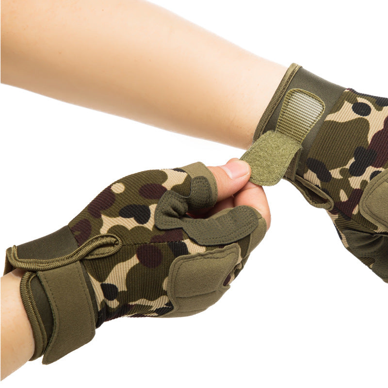 Fingerless Tactical Outdoor Anti-Slip Utility Gloves