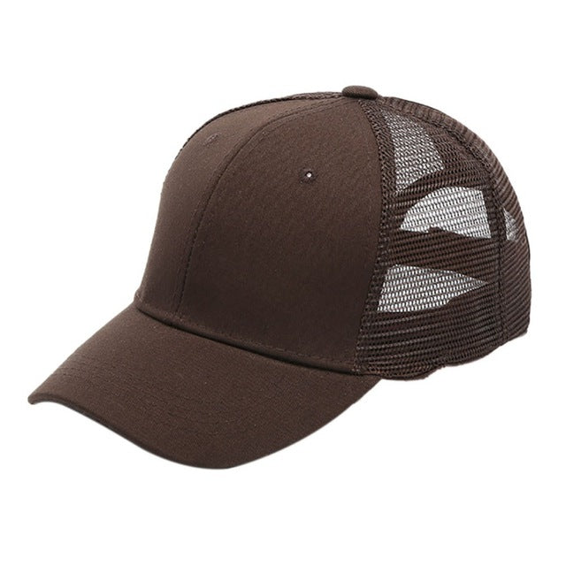 Pony Tail Hat - Brown