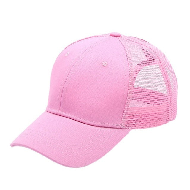 Pony Tail Hat - Pink