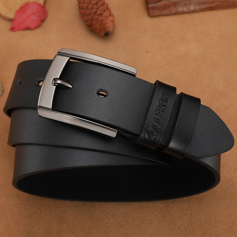Men's Genuine Leather Strap Belt