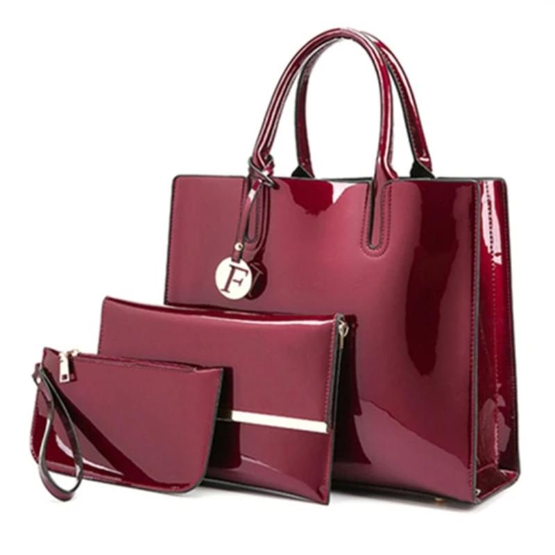 3 Piece Women's Handbag Set
