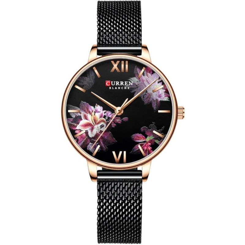 Women's Floral Wristwatch