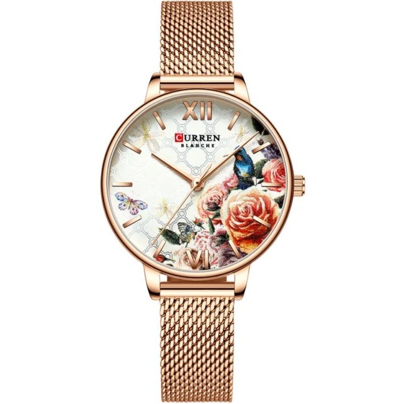 Women's Floral Wristwatch