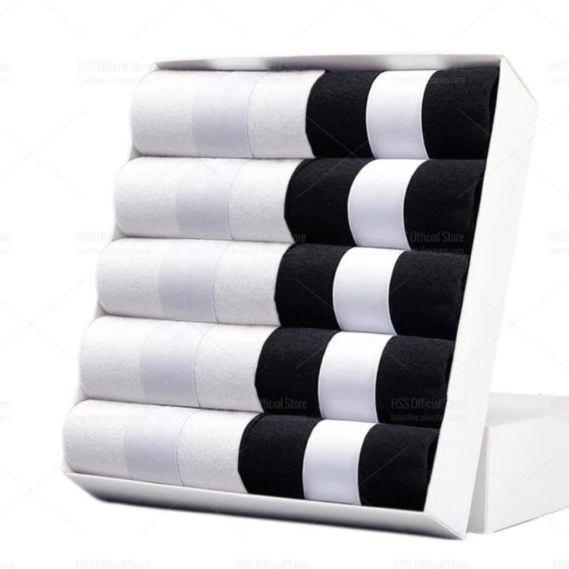 10 Pack Men's Breathable Soft Cotton Dress Socks