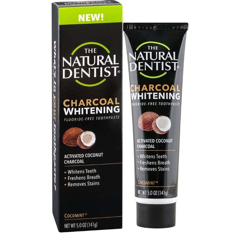 Natural Dentist Charcoal Whitening Toothpaste, 5 Ounce Tube