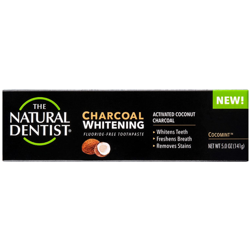 Natural Dentist Charcoal Whitening Toothpaste, 5 Ounce Tube