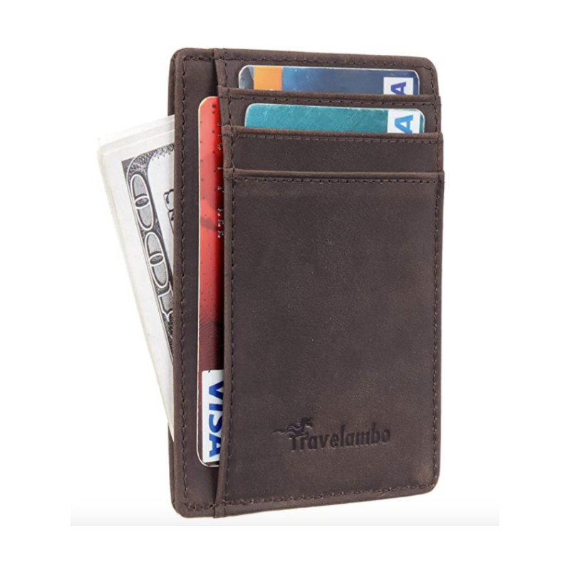 Minimalista RFID Blocco Slim Portafoglio In Pelle Albania - Foto 8